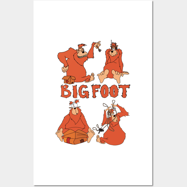 Bigfoot Wall Art by Leevie